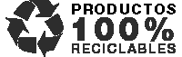 Productos 100% reciclables